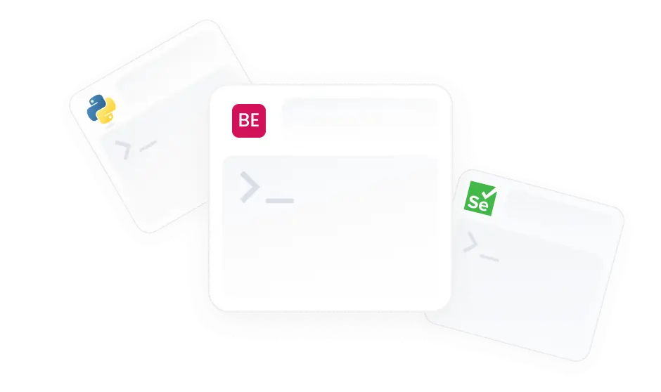 Behave test framework setup