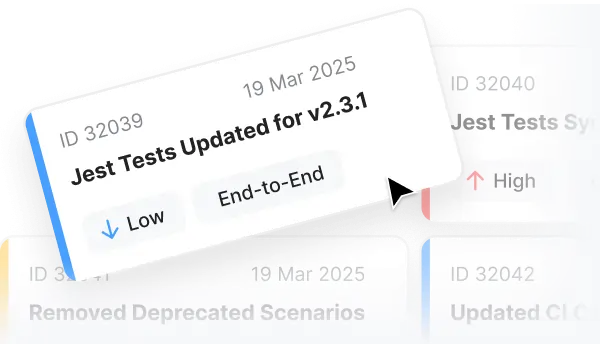 Jest test support & maintenance