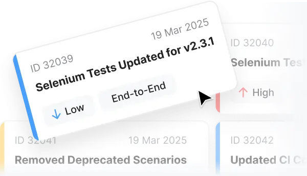 Selenium test support & maintenance
