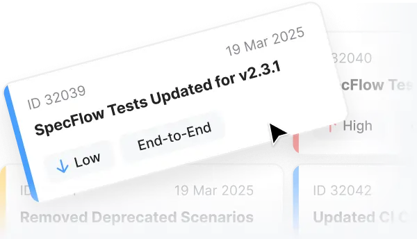 SpecFlow test support & maintenance