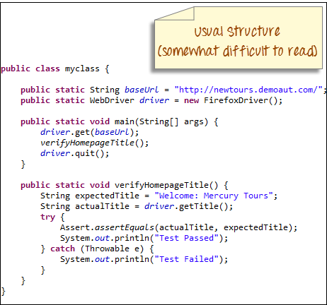 Usual structure(somewhat difficult to read)
