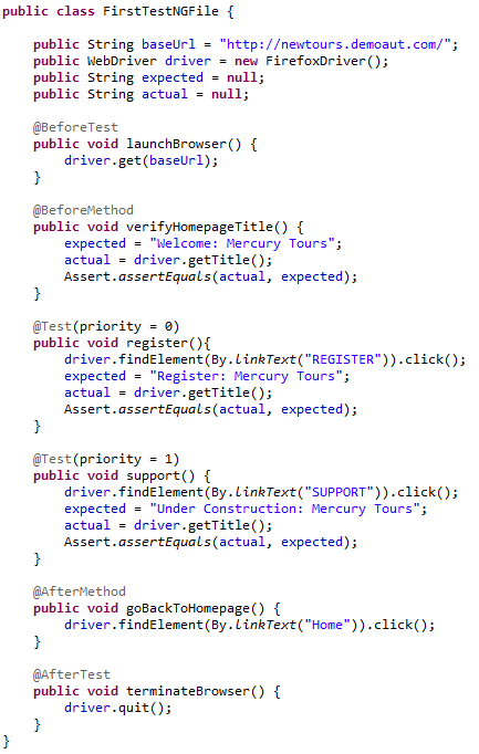 links in Mercury Tours