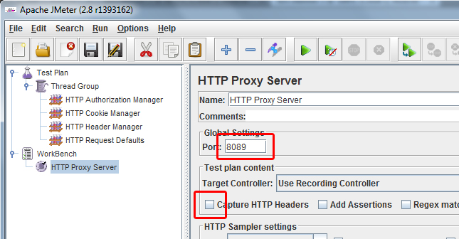 Capture HTTP Headers