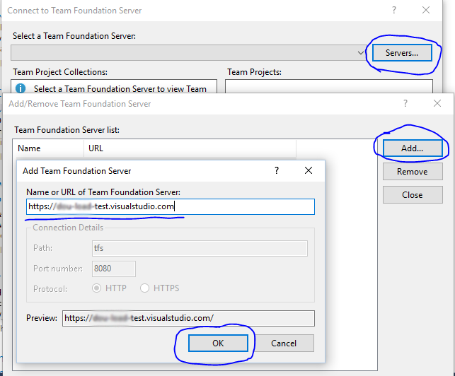 Linking new account to the Visual Studio