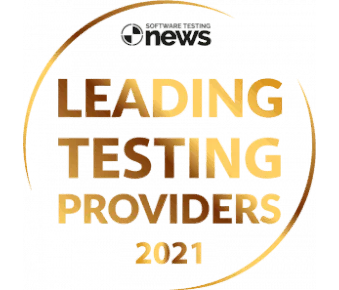 Leading Testing Provider by SoftwareTestingNews in 2021