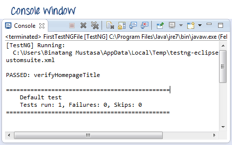 Console Window