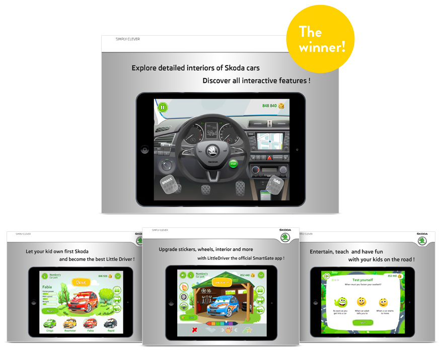Škoda: experiments with screenshots in the app store