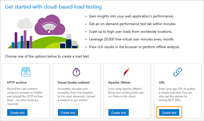 Get started with cloud-based load testing