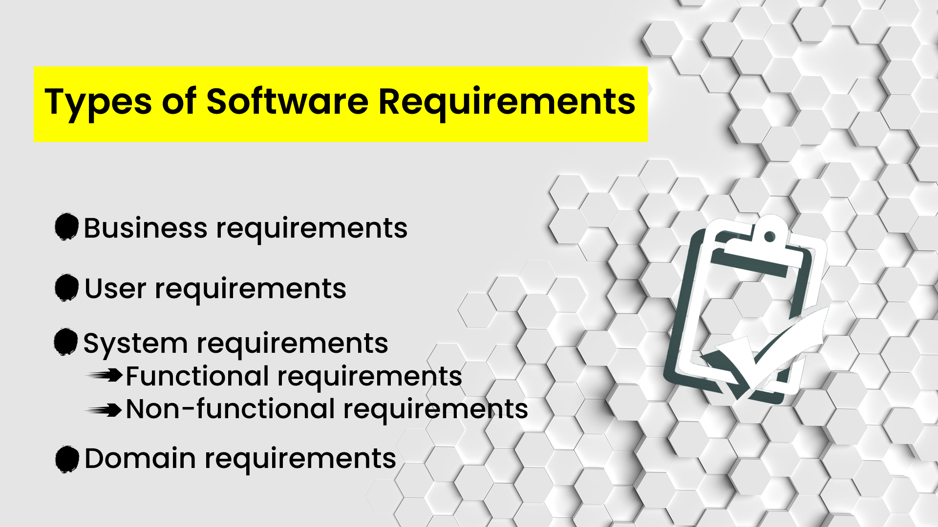 Types of Software Requirements Testing
